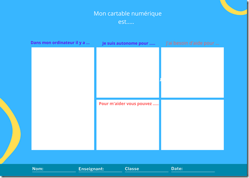 J'ai un cartable numérique